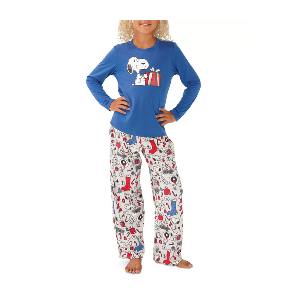 Nite Nite Peanuts Munki Munki Holiday Pajama Set Multi Size 3T